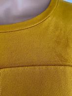 J44 Suedine jurk maat 40=M jurkje oker-geel, Maat 38/40 (M), City Life, Geel, Ophalen of Verzenden