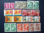 Postzegels Nederland paartjes - 54 stuks., Postzegels en Munten, Na 1940, Ophalen of Verzenden, Gestempeld