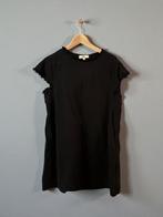 Rika zwart jurk raw hem maat S small 36 korte mouw, Ophalen of Verzenden, Zo goed als nieuw, Maat 36 (S), Zwart