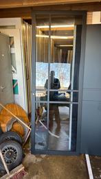 Stompe steellook deur 83x231.5 cm rookglas linkshang nr 170, Doe-het-zelf en Verbouw, Deuren en Horren, Ophalen, 80 tot 100 cm