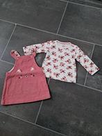 Overgooier + shirt maat 74, Kinderen en Baby's, Babykleding | Maat 74, C&A, Meisje, Ophalen of Verzenden, Zo goed als nieuw