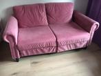 Fluweel ( streelzachte) rosé kinderbankje, Huis en Inrichting, Banken | Bankstellen, Ophalen, Tweepersoons, 75 tot 100 cm, Zo goed als nieuw
