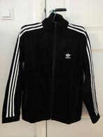 Adidas Firebird trainingsjack corduroy, maat M, Ophalen of Verzenden, Zo goed als nieuw, Zwart, Algemeen