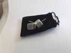 Zilveren manchetknopen, Sieraden, Tassen en Uiterlijk, Manchetknopen, Ophalen, Zo goed als nieuw, Zilver