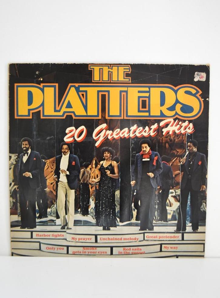 LP The Platters, '20 Greatest hits' in erg goede staat, Cd's en Dvd's, Vinyl | R&B en Soul, Gebruikt, 1960 tot 1980, 12 inch, Ophalen of Verzenden