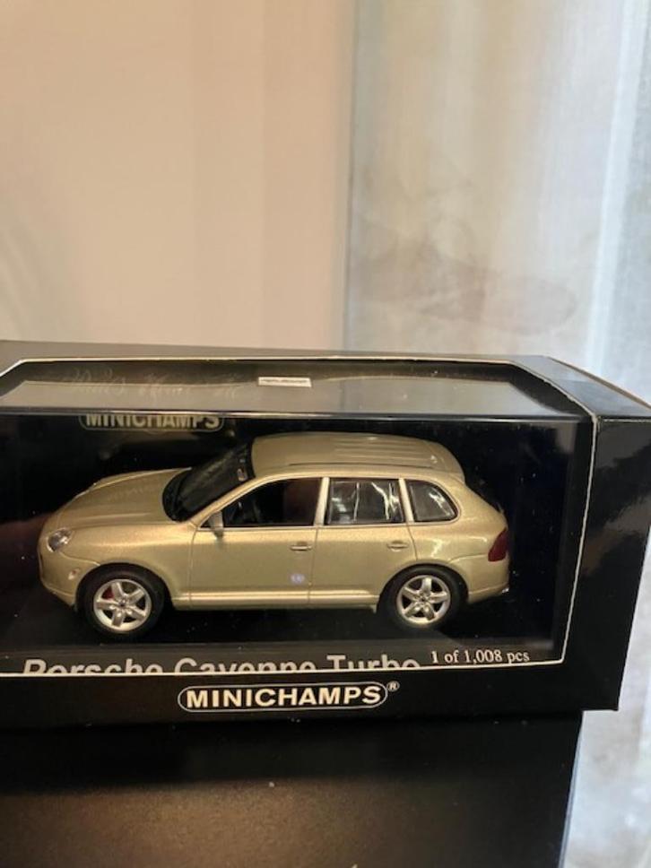 Porsche Cayenne Turbo  Minichamps  1:43, Hobby en Vrije tijd, Modelauto's | 1:43, Gebruikt, Auto, MiniChamps, Ophalen of Verzenden