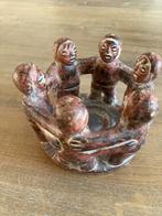 Aardewerk Kaarsenhouder - Cirkel van Vriendschap, Ophalen of Verzenden