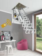 GoUp Elektrische Zoldertrap: Eén druk en je bent boven!, Doe-het-zelf en Verbouw, Ladders en Trappen, Verzenden, Trap, Nieuw, Opvouwbaar of Inschuifbaar