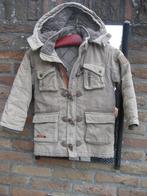 jongens winterjas 110 beige rib, Kinderen en Baby's, Ophalen of Verzenden, Gebruikt, Jongen, Jas