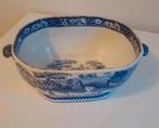 Antieke engelse terrine. Blauw/wit, Willow Staffordshire?, Antiek en Kunst, Antiek | Schalen, Ophalen of Verzenden
