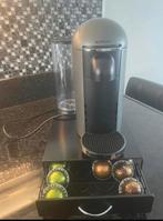 Nespresso Vertuo Plus Deluxe Titan + Koffiehouder, Witgoed en Apparatuur, Koffiezetapparaten, Koffiemachine, Ophalen of Verzenden