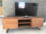 Houten TV Meubel met Opbergruimte, Ophalen, 100 tot 150 cm, Zo goed als nieuw, Minder dan 100 cm