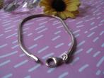 Tedora armband * 19 cm * ZGAN * + gewone handige sluiting, Ophalen of Verzenden, Zo goed als nieuw, Zilver, Zilver