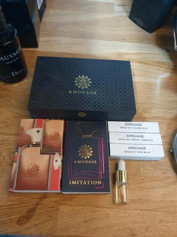 Amouage Sample Set + Losse Samples beschikbaar voor biedingen