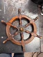 Houten Stuurwiel Boot - Vintage Scheepswiel, Watersport en Boten, Ophalen of Verzenden, Gebruikt, Overige typen