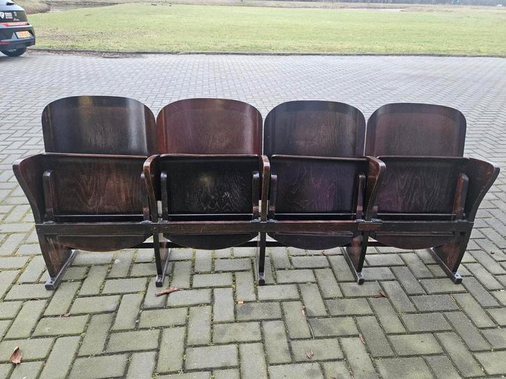 Antieke houten bank, supergaaf!, Antiek en Kunst, Antiek | Meubels | Stoelen en Banken, Ophalen