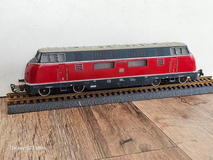Modeltrein Ho marklin V200060 diesel lokomotief metaal, Hobby en Vrije tijd, Modeltreinen | H0, Zo goed als nieuw, Locomotief