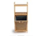 Bamboo badkamerkast met ingebouwde wasmand, Ophalen, Minder dan 50 cm, Overige typen, Minder dan 100 cm