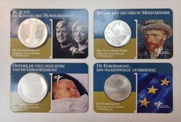 Nederland - Coincard 2002/2004 "De eerste 4 Coincards" beschikbaar voor biedingen