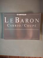 Chrijsler [ Chrysler ] Le Baron Cabrio / Coupe 3 / 1989, Verzenden, Zo goed als nieuw, Overige merken