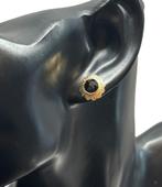 Granaat edelsteen 14k gouden vintage dames oorbellen stekers, Sieraden, Tassen en Uiterlijk, Antieke sieraden, Ophalen of Verzenden