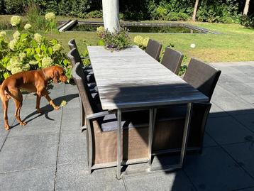 Tuintafel RVS / TEAK beschikbaar voor biedingen