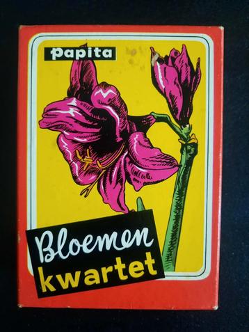 Papita bloemenkwartet  ~vintage ~ beschikbaar voor biedingen