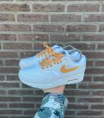 Nike Air Max 1 By You Snow White Honeycomb, Kleding | Heren, Schoenen, Overige kleuren, Nike, Ophalen of Verzenden, Sneakers of Gympen