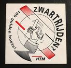 Sticker HTM Den Haag jaren 90 Zwartrijden boete 100 gulden, Verzamelen, Spoorwegen en Tramwegen, Verzenden, Nieuw, Tram, Kaart of Prent