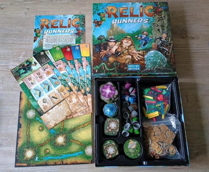 Relic runners van days of wonder, Hobby en Vrije tijd, Gezelschapsspellen | Bordspellen, Zo goed als nieuw, Een of twee spelers