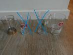 2 retro glaasjes Ook apart te koop, Ophalen of Verzenden, Gebruikt, Overige typen