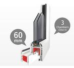 Kunststof Kozijn   B80 H80cm Wit, Niet ingevuld, Kunststof, Raamkozijn, Niet ingevuld