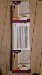 4x DecoMode Houten Jaloezie 50mm 60x130cm, Huis en Inrichting, Stoffering | Gordijnen en Lamellen, Nieuw, Wit, 100 tot 150 cm