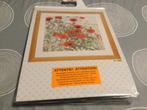 Thea gouverneur borduurpakket papaver 2062., Hobby en Vrije tijd, Borduren en Borduurmachines, Ophalen of Verzenden, Nieuw, Borduurpakket