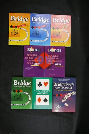 8x boeken over bridge beschikbaar voor biedingen