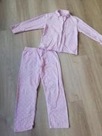 Izgst  flanellen pyjama mt 134-140, Ophalen of Verzenden, Zo goed als nieuw, Meisje, Nacht- of Onderkleding