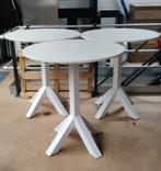 Strakke statafels / bartafels wit merk Gispen Dukdalf Design, Ophalen, Zo goed als nieuw