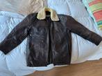 Leren winterjas met kraag maat 46, Bruin, Ophalen of Verzenden, Zo goed als nieuw, Straight ahead