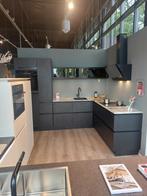 Keuken showroom Helmond verbouwing korting op alle keukens!, Ophalen, Overige materialen, Zwart, Hoekkeuken