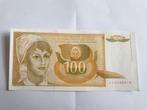 Joegoslavië / Yugoslavia 100 Dinara 1990 WOMAN - WHEAT UNC, Verzenden, Joegoslavië, Los biljet