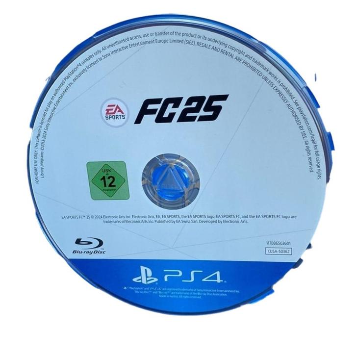 EA Sports FC 25 voor PlayStation 4 (PS4)., Hobby en Vrije tijd, Overige Hobby en Vrije tijd, Zo goed als nieuw, Ophalen of Verzenden