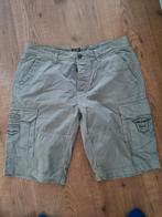 PME legend korte broek cargo capri  W 35 2x  beige en grijsg, Ophalen of Verzenden, Nieuw, Beige