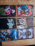 Manowar, metallica, avatar blikken borden., Ophalen of Verzenden