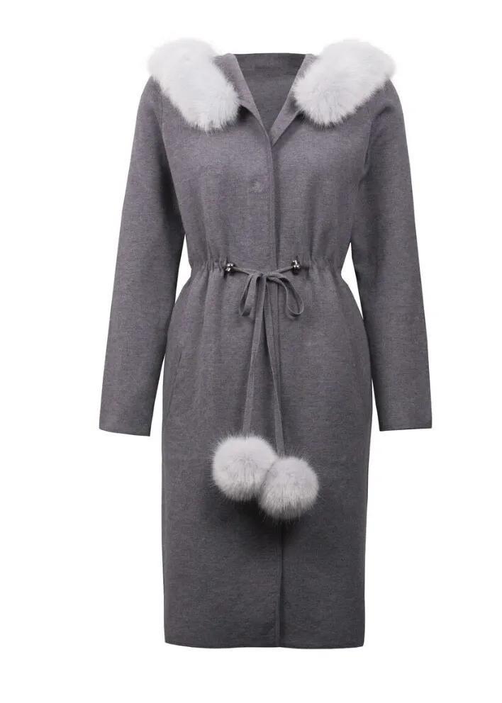 Ribkoff warm vest/ jas grijs met capuchon bontrand maat L, Kleding | Dames, Jassen | Winter, Nieuw, Maat 42/44 (L), Grijs, Verzenden