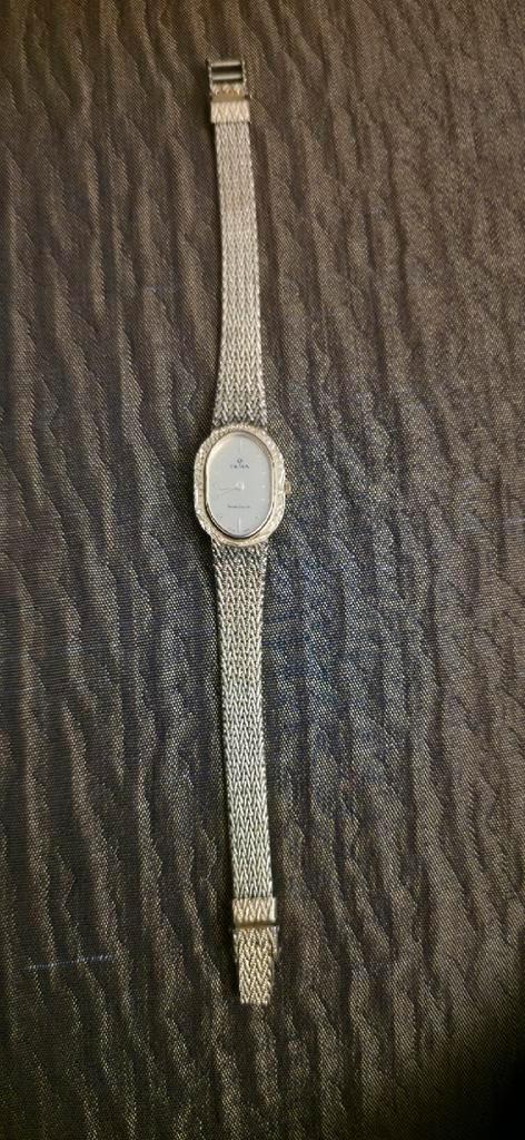 Vintage Olma Dameshorloge, Sieraden, Tassen en Uiterlijk, Horloges | Dames, Gebruikt, Polshorloge, Overige merken, Staal, Staal