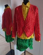 Carnavals set dames in 3 delen nieuw handgemaakt , Maat 38/40 (M), Carnaval, Nieuw, Ophalen of Verzenden