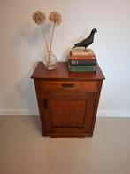 Art Deco Amsterdamse School Halkast Vintage, Huis en Inrichting, Kasten | Ladekasten, Gebruikt, Eikenhout, Minder dan 100 cm, 25 tot 50 cm