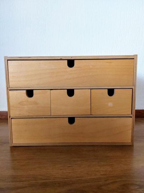 MOPPE Miniladekast, grenen, 42x18x32 cm, Huis en Inrichting, Kasten | Ladekasten, Zo goed als nieuw, Minder dan 100 cm, Minder dan 50 cm