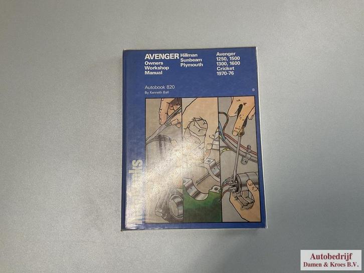 Hillman Avenger Autobook 820 Hillman Sunbeam Plymouth 1970-1, Auto diversen, Handleidingen en Instructieboekjes, Ophalen of Verzenden