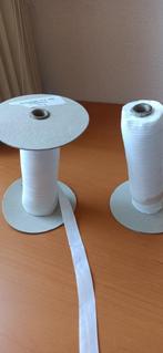 2 rollen polyester wit lint, Ophalen of Verzenden, Nieuw, Lint, Band of Elastiek